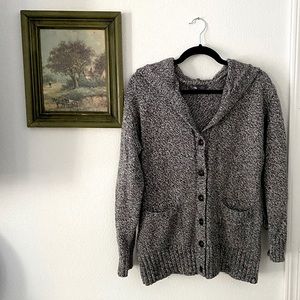 North Face Button Up Sweater